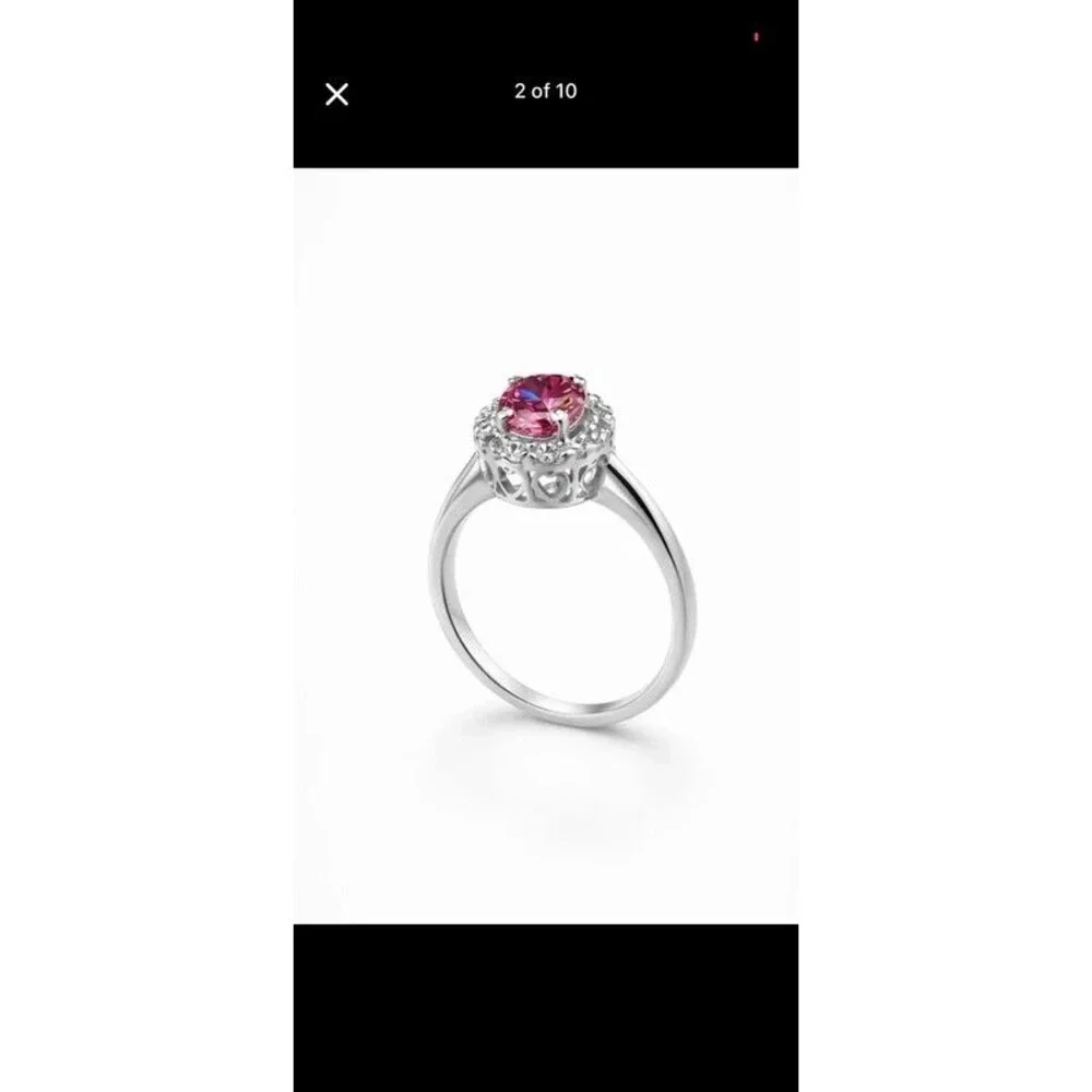 Certified Natural Pink Diamond Ring & Pendant Set - 2.00ct Each - GGIL